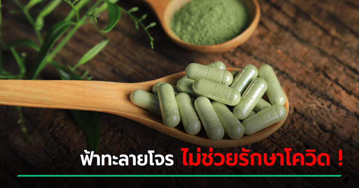 อัปเดตแนวทางรักษาโควิด-ปี-2568-ไม่แนะนำให้ใช้ฟ้าทะลายโจร-ฟาวิพิราเวียร์