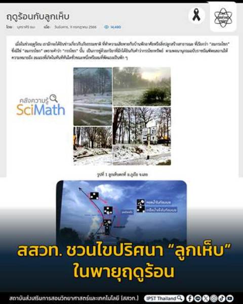 สสวท.-ชวนไขปริศนา-“ลูกเห็บ”-ในพายุฤดูร้อน