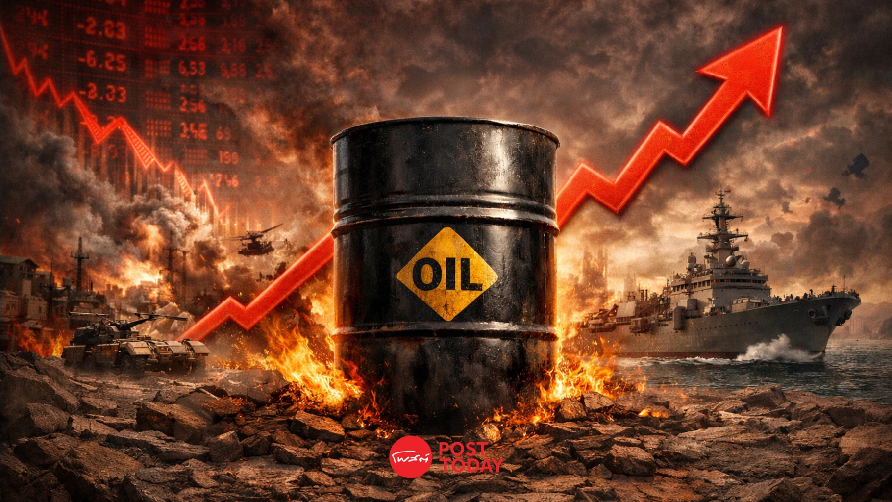 ต้องรอด!-ศึกตะวันออกกลางปะทุ-เขย่าหุ้นโลก-น้ำมันจ่อพุ่ง-จับตาฮอร์มุซจุดแตกหัก-โบรกชี้ช่อง-“หุ้นหลบภัย”-สงคราม