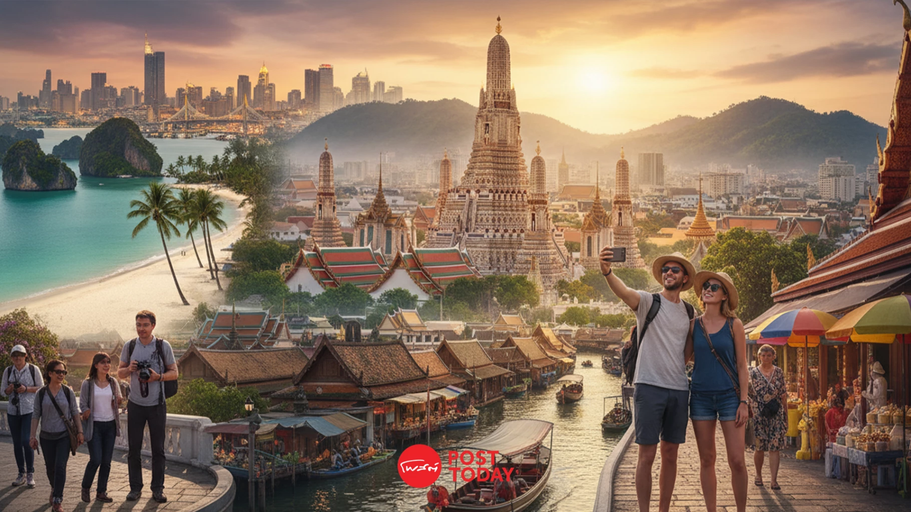 ท่องเที่ยวไทย-2-เดือนแรกปี-69-หดตัว-4.2%-จับตาจีนยังครองแชมป์