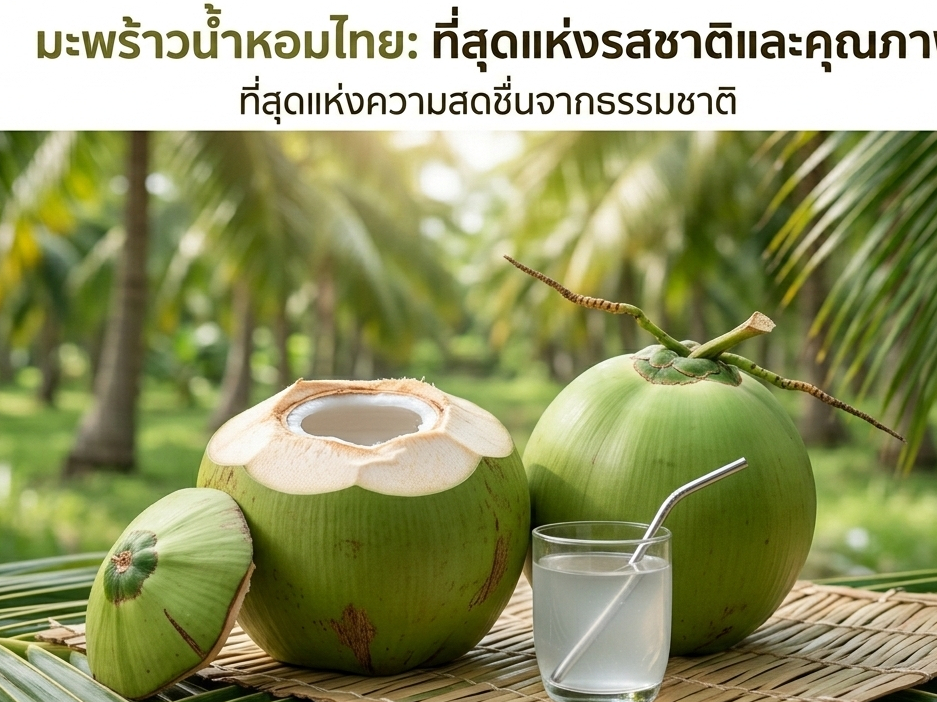 เส้นทางสายมะพร้าวน้ำหอม:-การยกระดับเศรษฐกิจฐานรากผ่านเกษตรอัจฉริยะและการท่องเที่ยวเชิงสร้างสรรค์