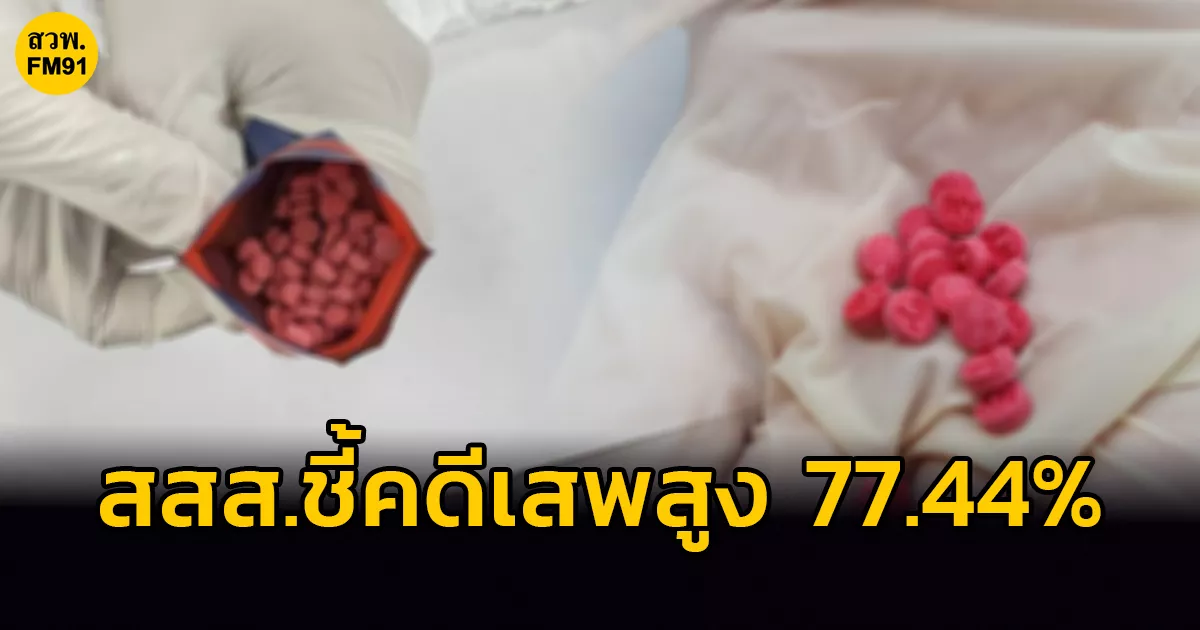 ยาเสพติด-เข้าถึงเยาวชนไทยง่ายกว่าที่คิด-สสส-ชี้คดีเสพสูง-77.44%