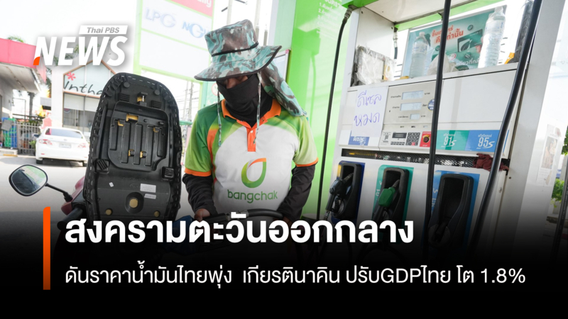 ขัดแย้งตะวันออกกลาง-ดันราคาพลังงานไทยพุ่ง-เกียรตินาคินฯปรับ-gdpไทย-1.8%