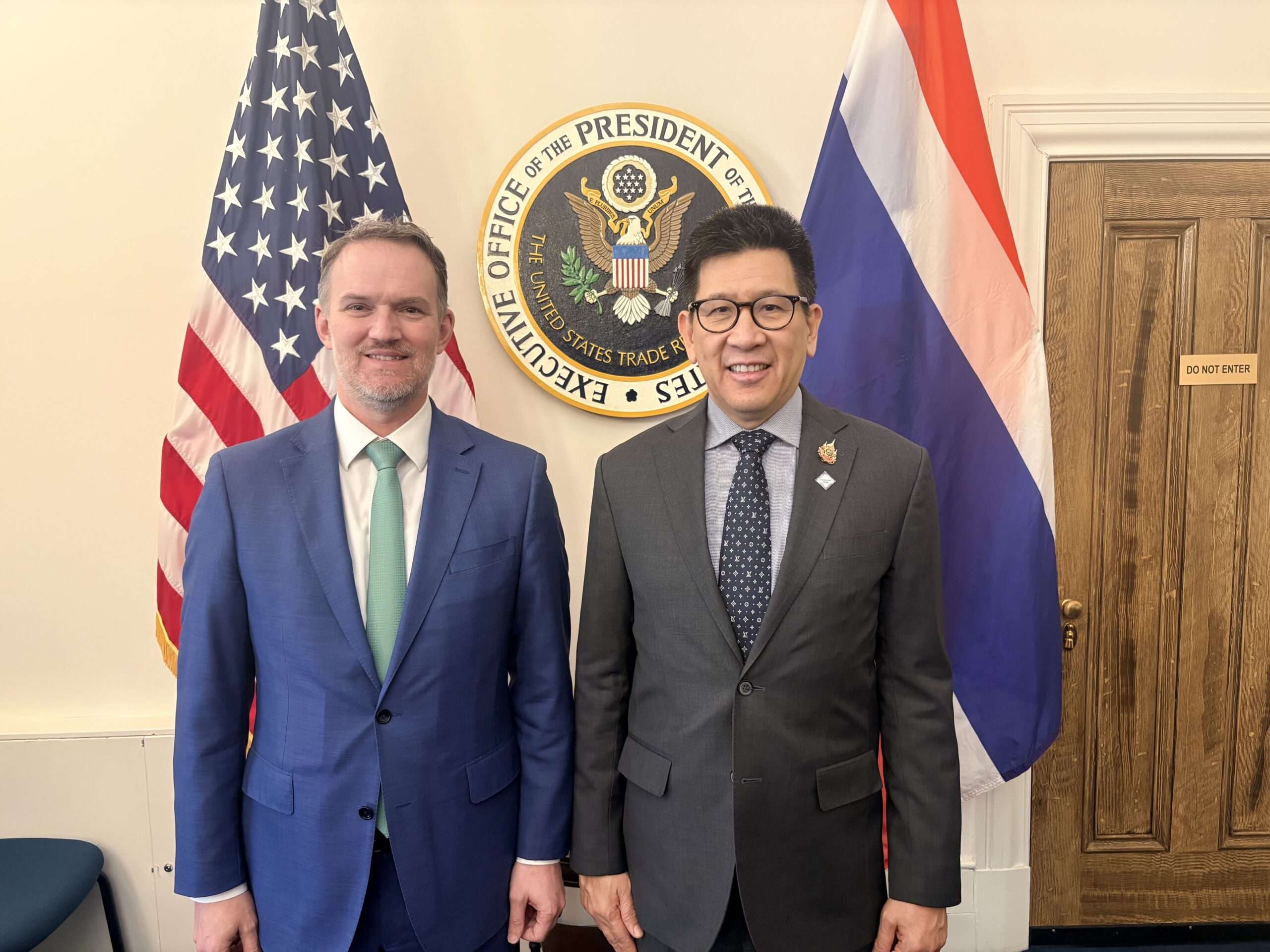 “เอกนิติ”-หารือ-ผู้แทนการค้าสหรัฐ-กระชับความสัมพันธ์เศรษฐกิจการค้าไทย-อเมริกา