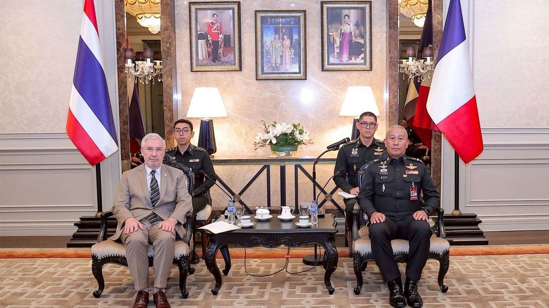 กองทัพบกให้การต้อนรับเอกอัครราชทูตฝรั่งเศส-กระชับความร่วมมือด้านยุทโธปกรณ์-การศึกษา