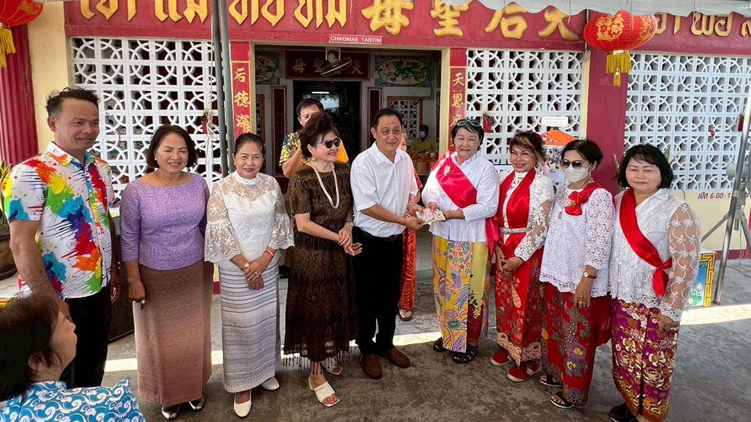 ‘หัวหิน’ทำบุญศาลเจ้าแม่ทับทิม