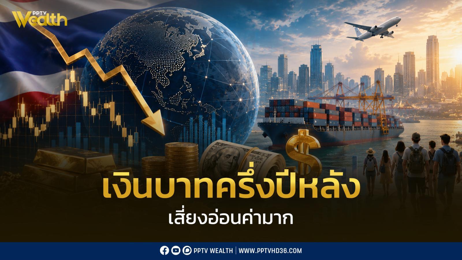 เงินบาทครึ่งปีหลัง-“เสี่ยงอ่อนค่ามาก”-จากเศรษฐกิจเปราะบาง