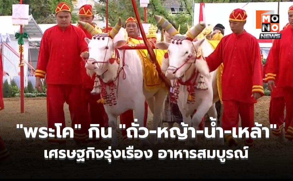 เปิดคำทำนาย!-“พระโค”-กิน-“ถั่ว-หญ้า-น้ำ-เหล้า”-ชี้-เศรษฐกิจรุ่งเรือง-อาหารสมบูรณ์