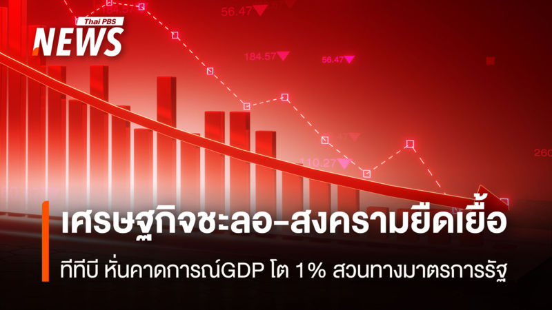 เศรษฐกิจชะลอ-สงครามยืดเยื้อ-ทีทีบี-หั่นคาดการณ์gdp-โต-1%-สวนทางมาตรการรัฐ
