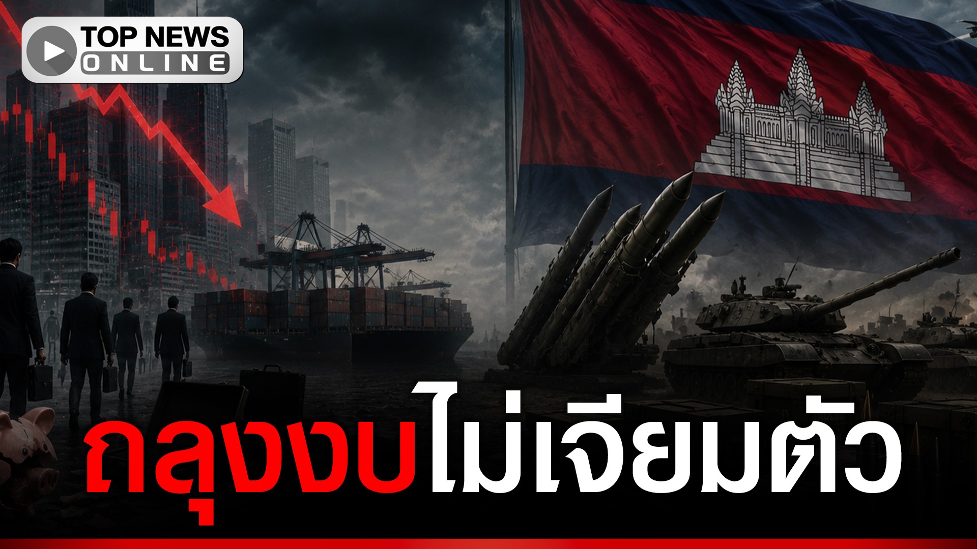 เศรษฐกิจระส่ำ!-แห่ถอนตัวไม่ลงทุนทิ้ง”เขมร”ขาดเงิน-แต่ยังเดินหน้าซื้ออาวุธถลุงงบกองทัพ-|-topnews