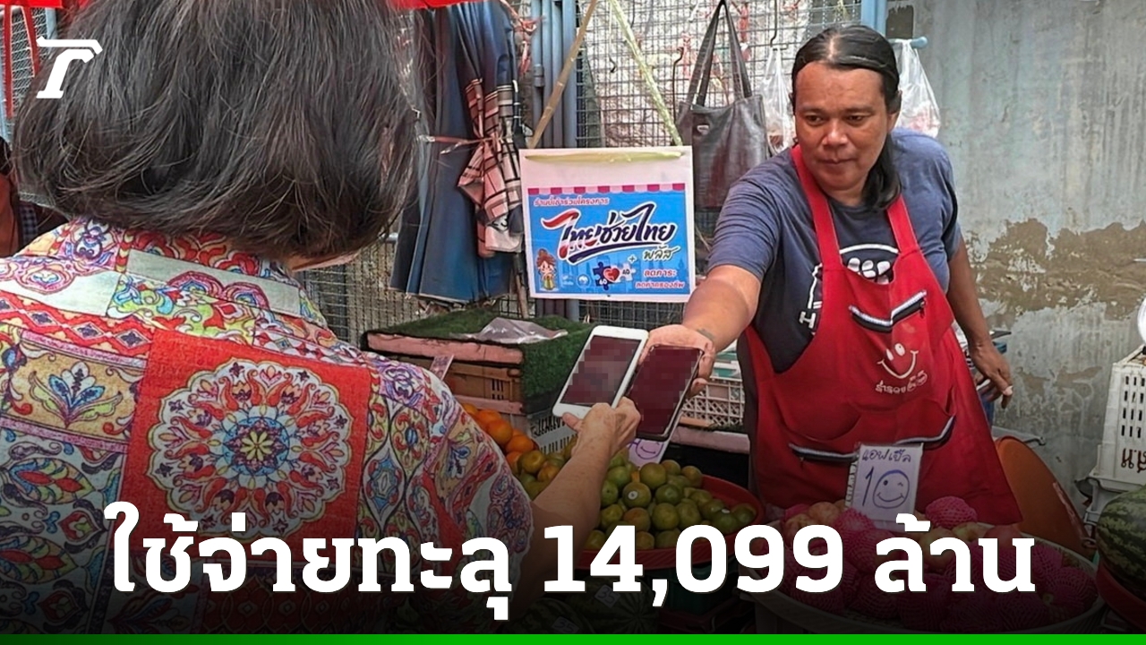 “ไทยช่วยไทยพลัส”-ยอดใช้จ่ายทะลุ-14,099-ล้าน-คนใช้ครบ-1,000-บาทแล้ว-1.4-แสนราย
