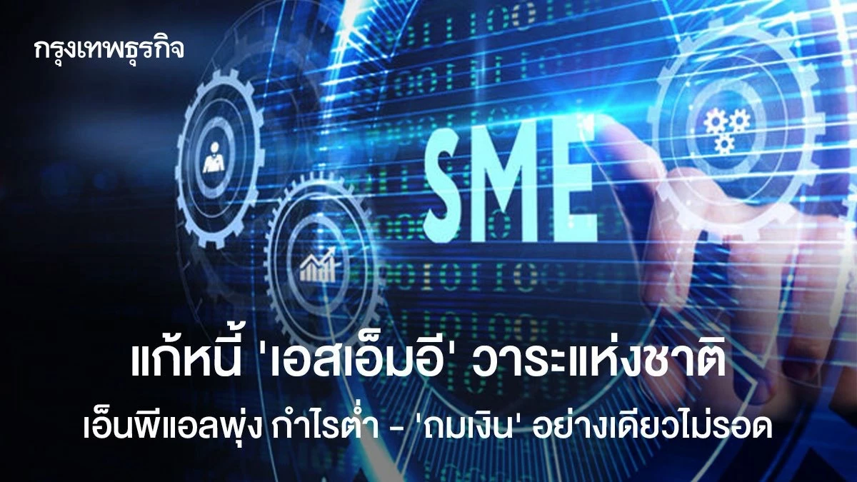 แก้หนี้-‘เอสเอ็มอี’-วาระแห่งชาติ-เอ็นพีแอลพุ่ง-กำไรต่ำ-–-‘ถมเงิน’-อย่างเดียวไม่รอด