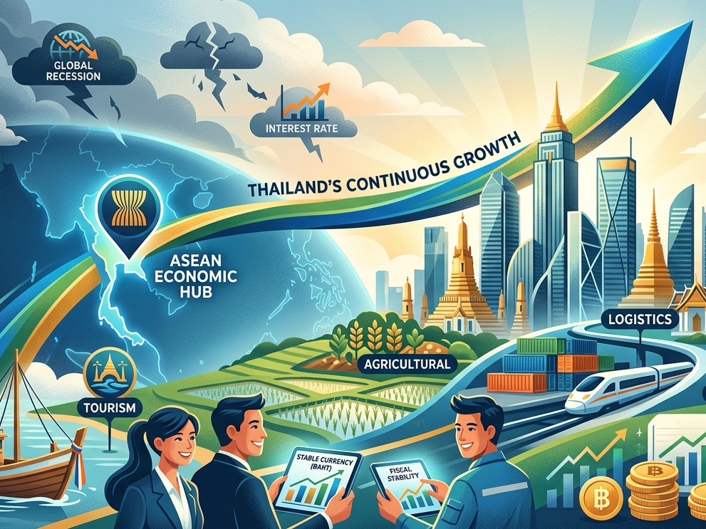 สรุปภาพรวมเศรษฐกิจไทยส่งท้ายปี:-ฝ่าคลื่นลมโลกสู่ความยั่งยืน