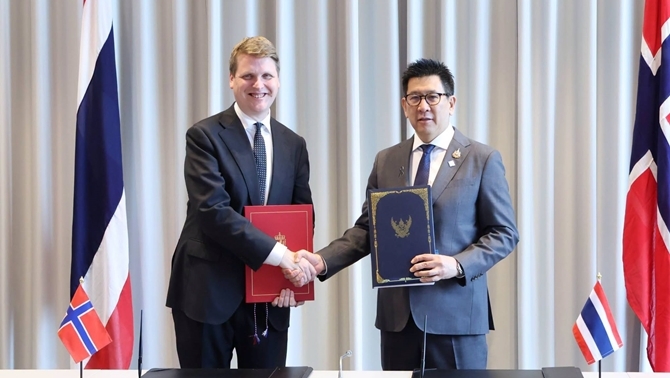 ไทยลงนามอนุสัญญาภาษีซ้อนนอร์เวย์ฉบับใหม่-หนุนการค้าและการลงทุน